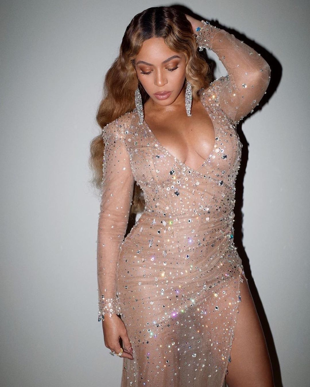 Beyoncé wears Galia Lahav at the Oscars Gold Party Galia Lahav