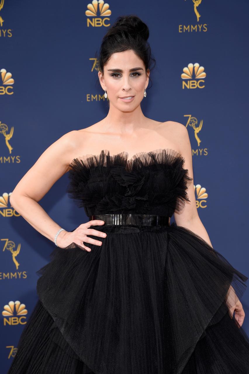 A night to remember: Sarah Silverman In A GL Custom Dress at the 70th Emmy Awards!