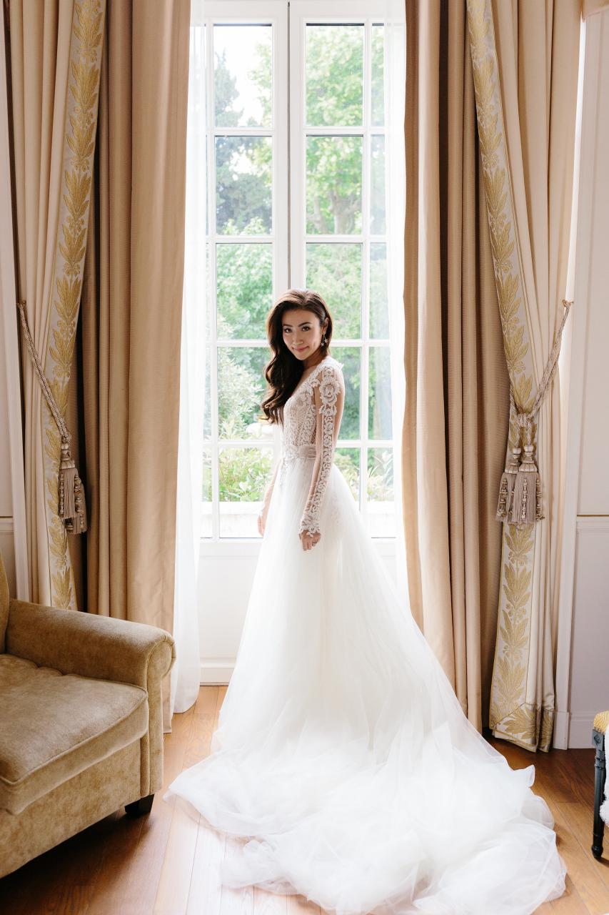 bridal portraits window