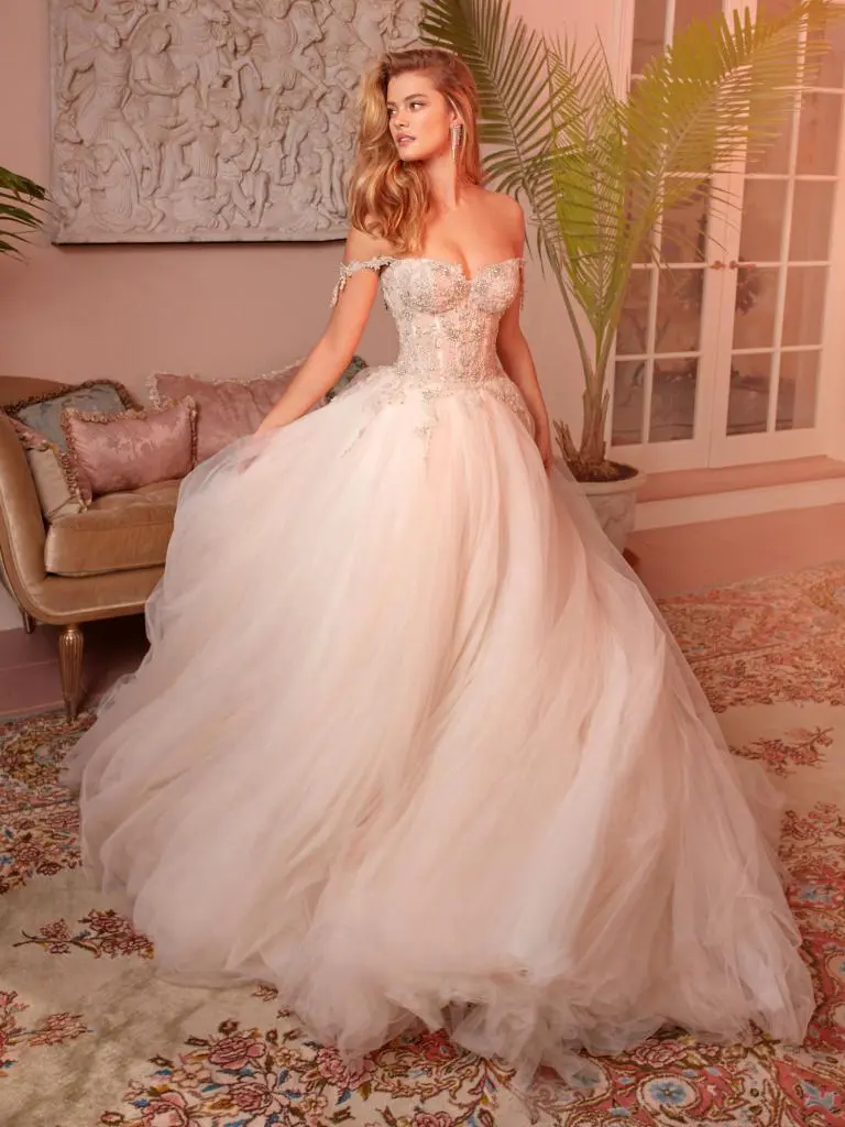 floaty ball gown