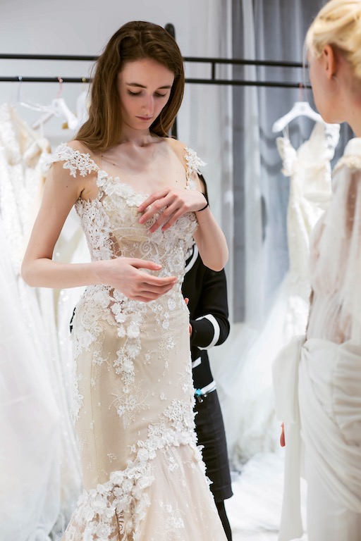 What to Expect at Your First Wedding Dress Fitting - Galia Lahav