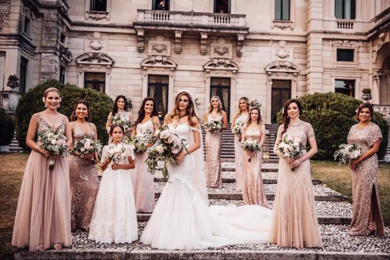 How much are your bridesmaids going to match? 1