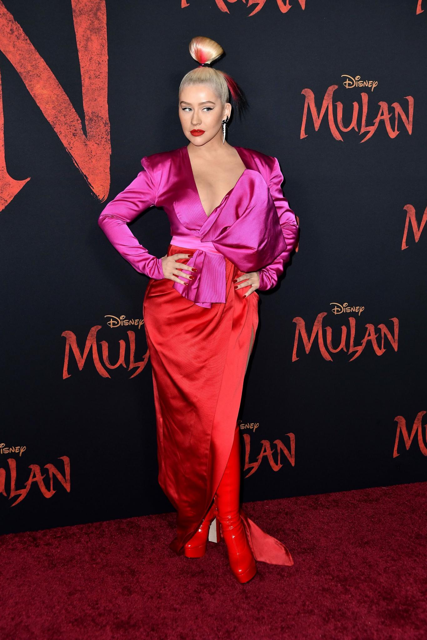 Christina Aguilera – mulan premiere