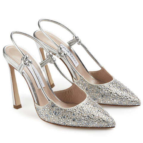 Astrid Silver Bridal Wedding Shoes