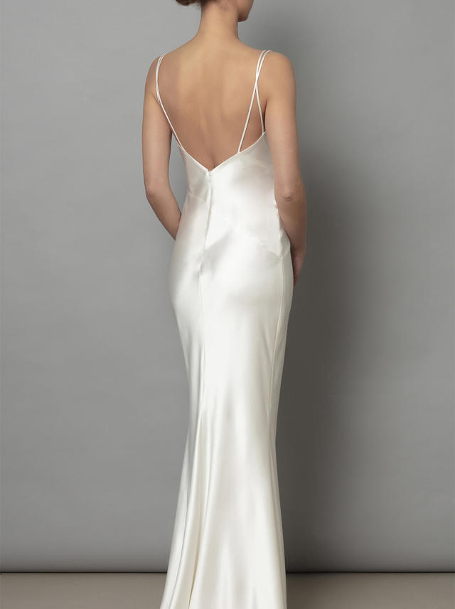 Lilou Dress-Satin White - Galia Lahav