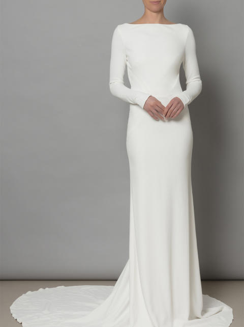 Ivy | Ivory Open Back Wedding Dress - Galia Lahav