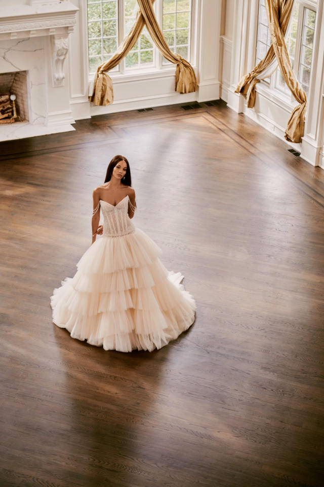 Diamond Corset Wedding Ball Gown Iconic Galia Lahav Couture