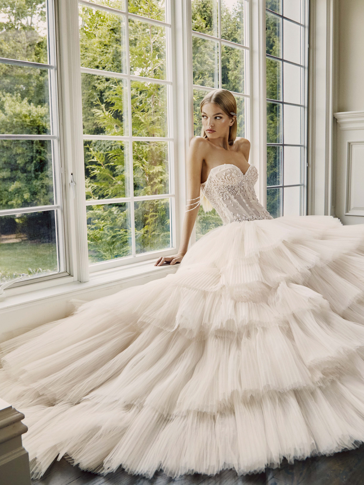 Diamond Corset Wedding Ball Gown Iconic Galia Lahav Couture 