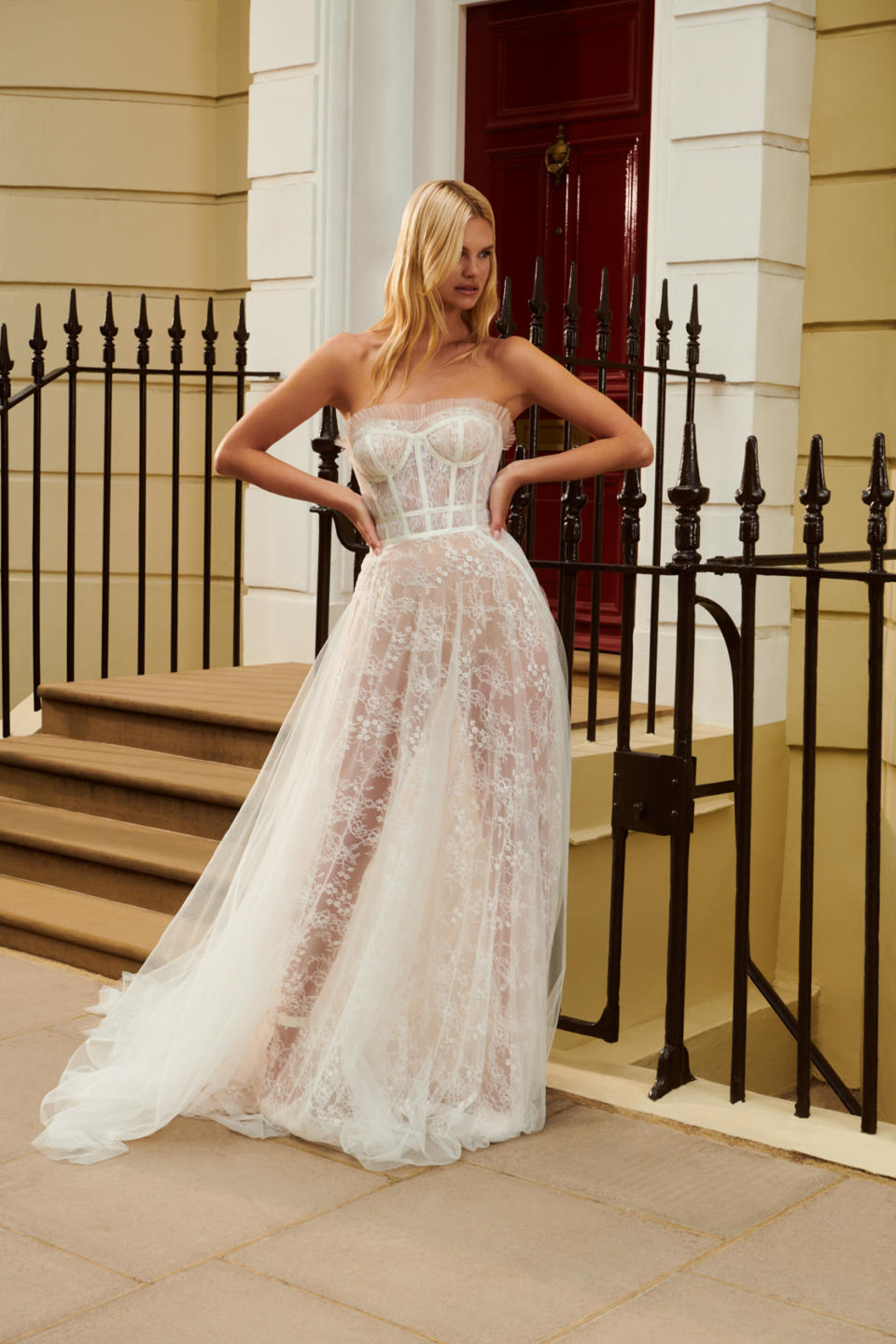 Kai | A Line Lace Corset Wedding Dress