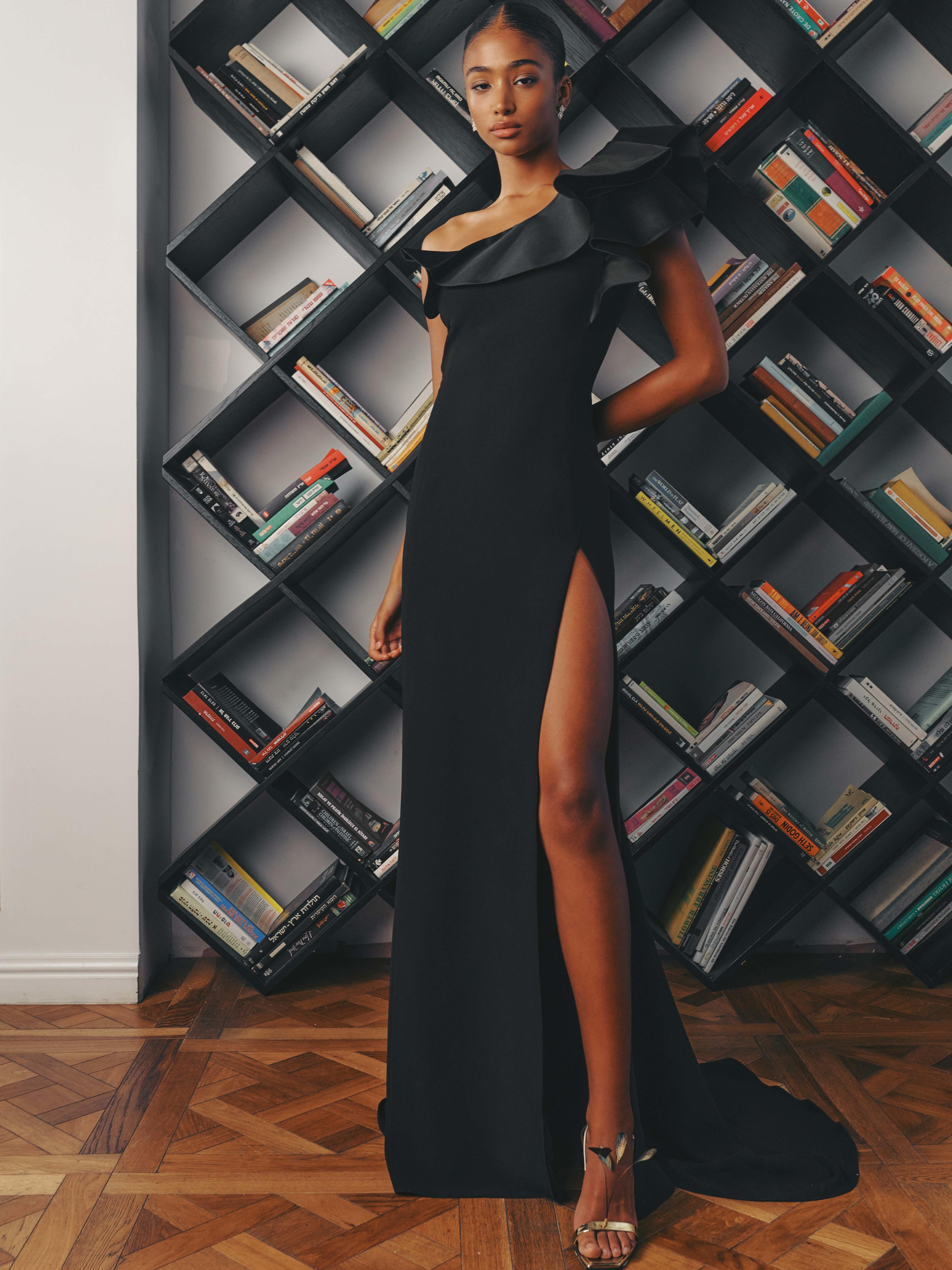 Monica Black Evening Dress