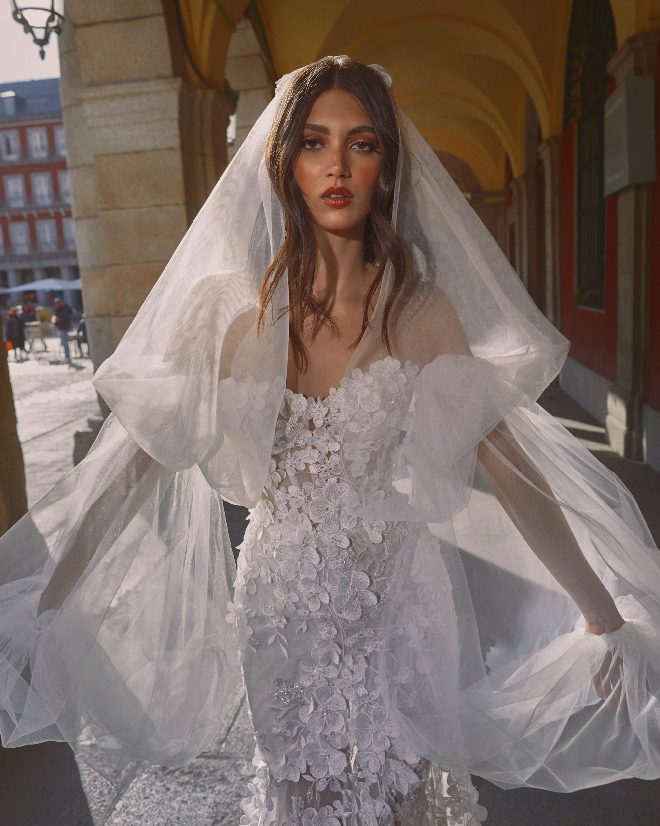 Carrie | Lace Strapless Trumpet Corset Wedding Gown - Encanto - Bridal ...