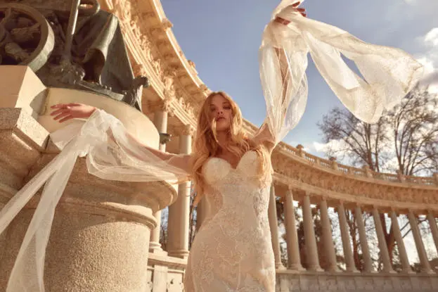 Galia Lahav Carla | Carmen Glitter Veil