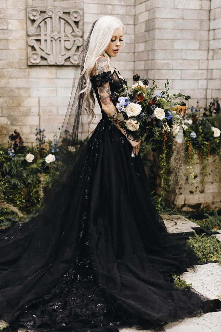 black dress for wedding