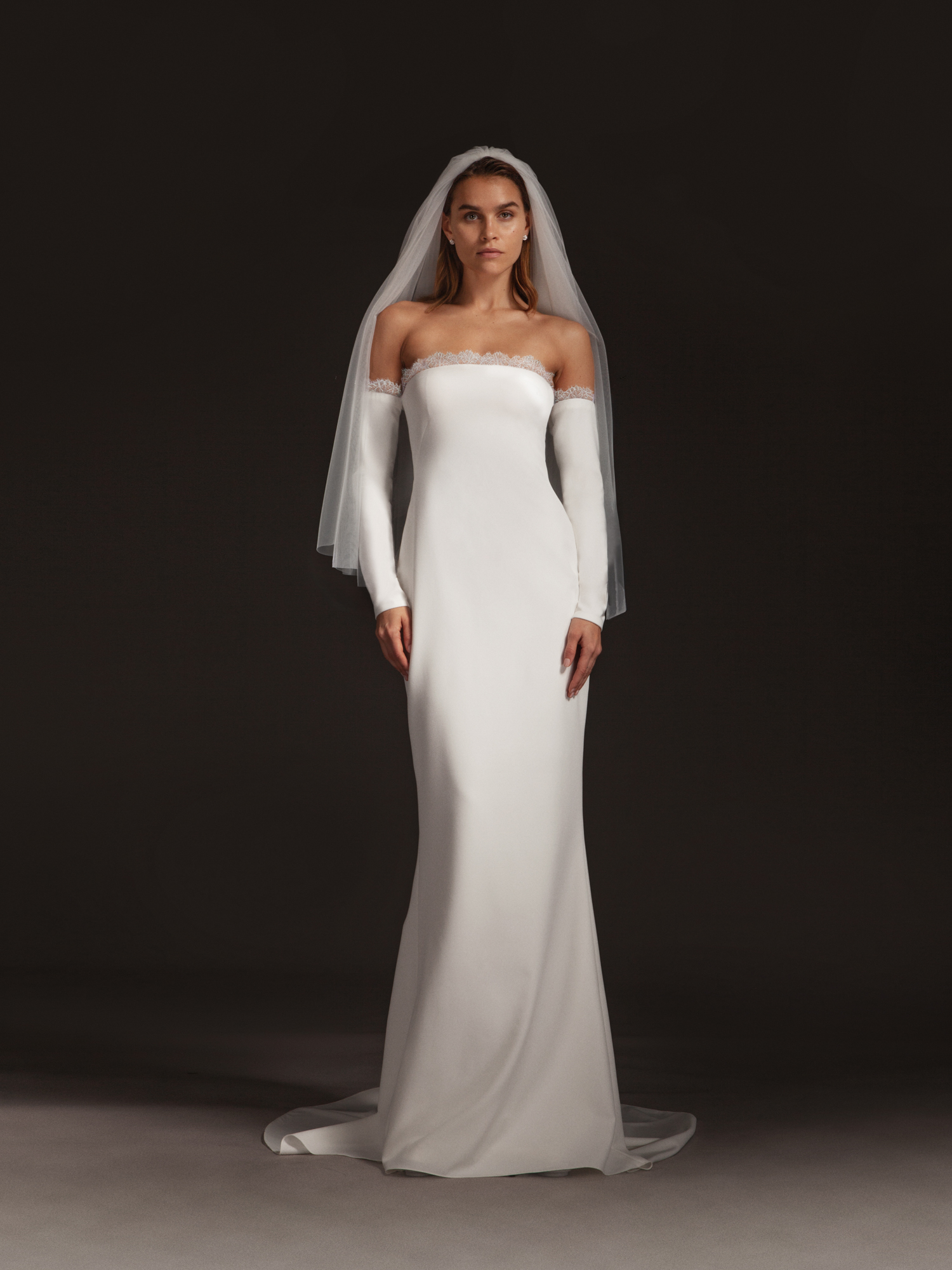 Uma  Sparkling Sheer Corset Wedding Gown with High Slit - Encanto - Bridal  Dresses - Galia Lahav